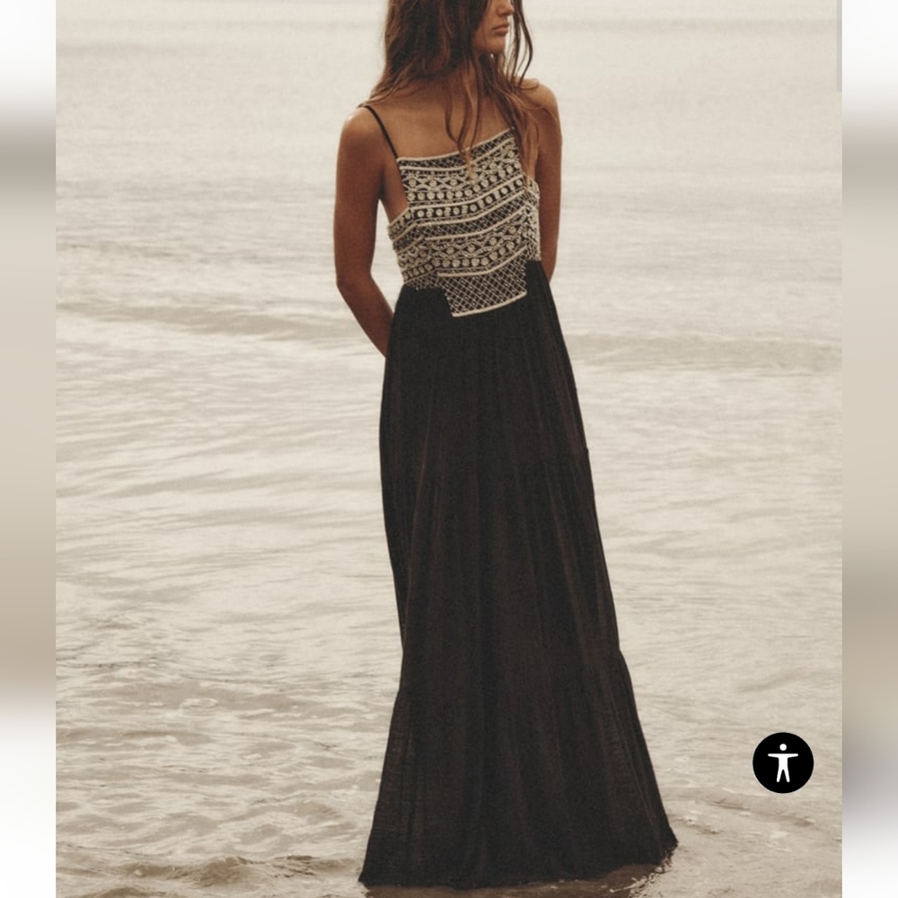 Zara Embroidered Dress - Picture 3 of 9